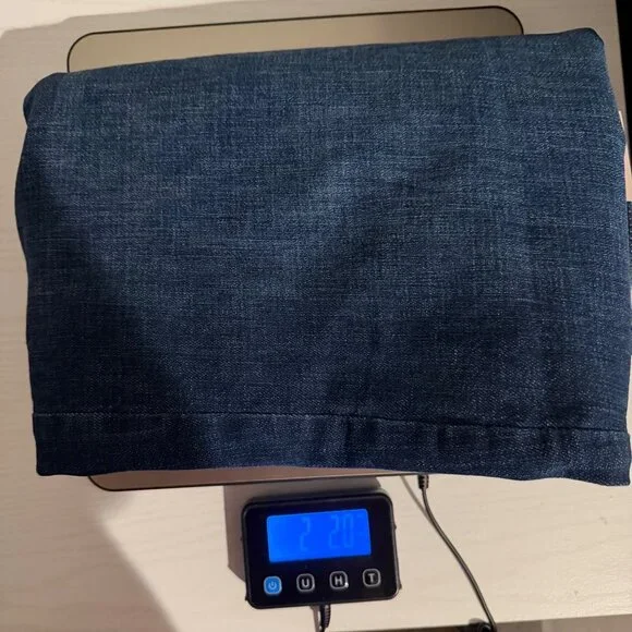 NWT Lane Bryant Signature Fit Wide Leg Womens Plus Sz 24 Dark Wash Denim Jeans - Picture 11 of 11